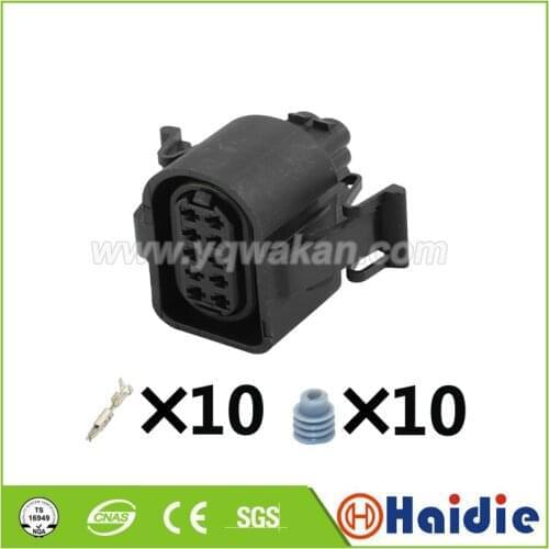 2sets 10 Pin 1.5mm VW auto fan plug 1-963640-1 car waterproof connector 963640-1