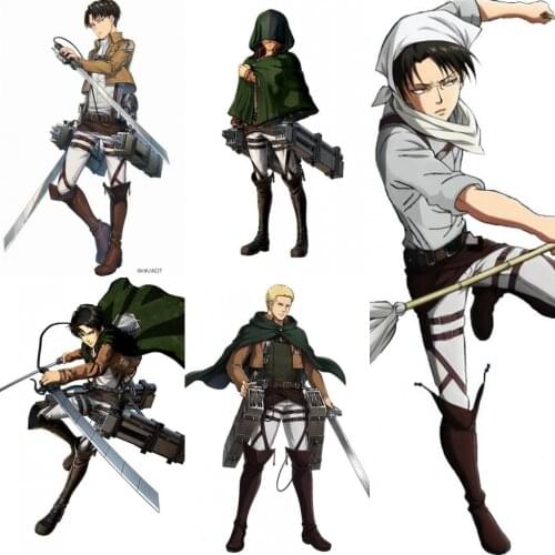 Anime Attack on Titan Rival Ackerman Erwin Smith Acrylic Stand Figure Display Model Plate Decorations Accessories Desk Toy