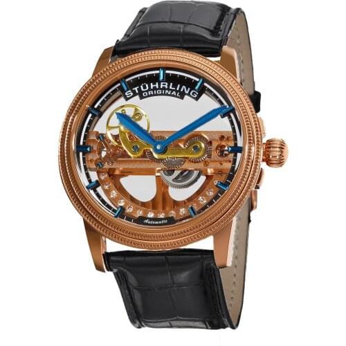 213A.334 S41 Stührling 45mm Automatic Mens Wristwatch