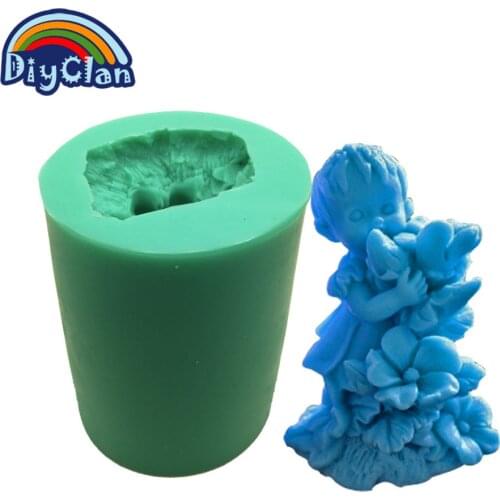 DIY silicone molds for cake pudding jelly dessert mould flower handmade soap silicon chocolate mould S0286BB20