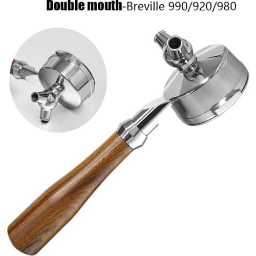 58mm Breville BES900/920/980 Filter Coffee Bottomless Portafilter Stainless Steel Replacement Filter Basket Cafe Coffee tools