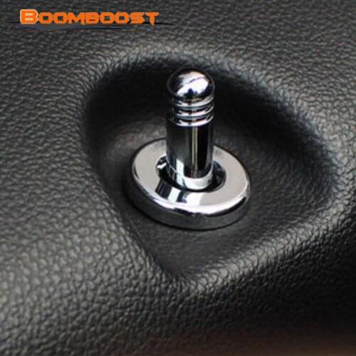 ABS Chrome trim Door lock ring cover 4pcsset For Jeep Liberty Compass Grand Cherokee Dodge Journey 2011-2015 auto accessories