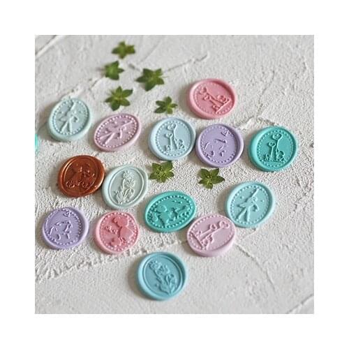 Creative Sewing Machine Special-shaped Wax Seal Stamp lily Flower Spool Fire Lacquer Seal Head Wedding Greeting Card Wax Seal