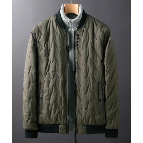 2020 Autumn Mens Down Cotton Jacket Winter Padded Mens Hooded Short Jackets Padded Hood Thickened Mens Coat