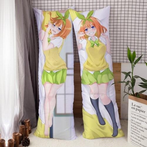 The Quintessential Quintuplets Nakano Itsuki Dakimakura Cover Double-sided Hugging Fullbody Pillowcase Anime Pillow Case