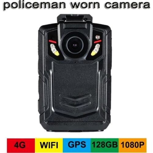 Body Worn Camera BC002 Policeman Werable DVR Video Recorder 4G GPS 128GB Security Camcorder Ambarella A12 System Police Device