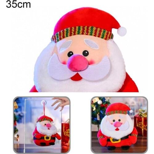 Nondeformable Premium Texture Stuffed Doll Santa Clause Plush Toy for Decoration