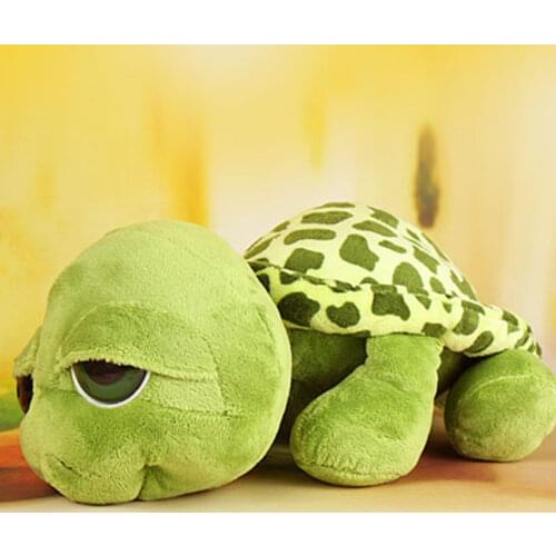 New Cute Super Green Big Eyes Stuffed Tortoise Turtle Animal Plush Baby Toy Kids Gifts