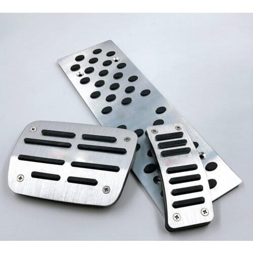 AT Car Accelerator Brake Foot Rest Pedal Non-slip Pad Cover For Audi A4 A5 A6 A7 A8 Q5 B6 B7 B8 C5 C6