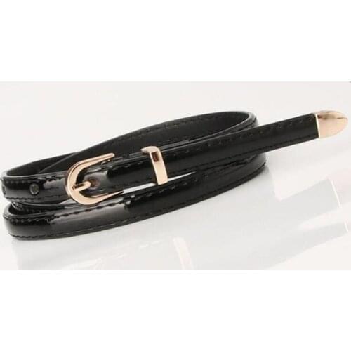 Hot 105cm * 1.m Quality PU Style Belt Women Fashion Female Lady Casual Waistband Students Narrow Girdle Metal Buckle