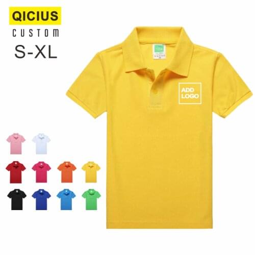 POLO Parent Child Outfit Childrens Shirt Top Custom Logo Short Sleeve Comfortable Casual Shirt Clean Lapel Printed Text
