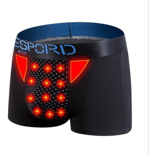 40S Modal Soft and More Care Underpants Black Widened And Comfortable Belt Boxer Shorts Mens Over 10 Magnets Inner Panties