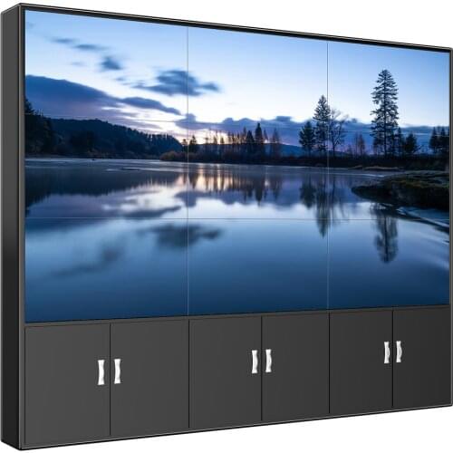 Factory Price LG 55 Inch 2x2 2x3 3x3 1.8mm Multi Screen Video Wall Ultra Narrow Bezel Display Did Lcd Touch Panel