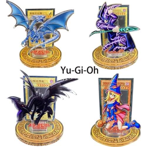 Yu-Gi-Oh! DIY Acrylic Card Blue-Eyes White Dragon Dark Magician Girl Hobbies Action Toy Figures
