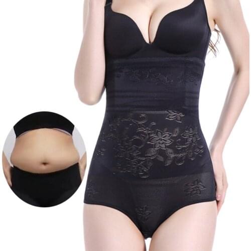 Women Body Shaper Butt Lifter Hi-Waist Panty Seamless Waist Trainer Tummy Control Shapewear Waist Cincher Slimming Panties
