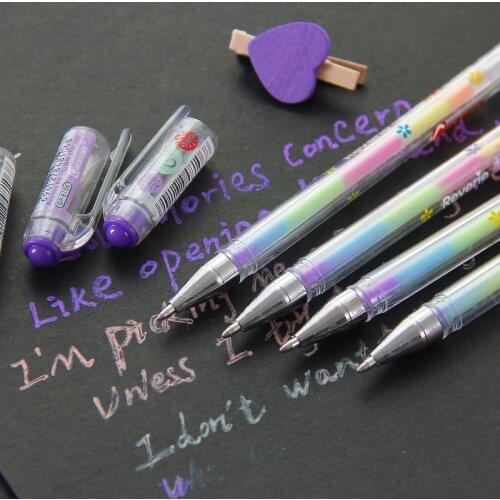 1Pc Cute Design Ink 6 Colors Highlighter Pen Marker Stationery Point Pen Colorful Stationery Writing Supply Girls Painting Pens
