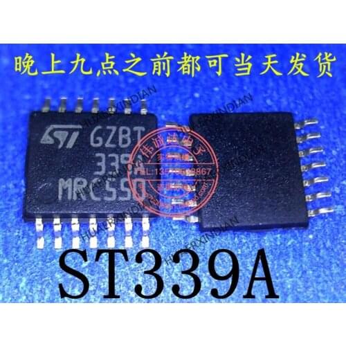 1Pieces New Original ST339A LM339A 339A ST TSSOP14 In Stock Real Picture