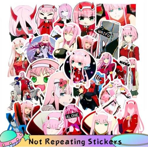10/49pcs/pack Darling In The FRANXX Anime Waterproof Stickers For DIY Computer Luggage Motorcycled Scrapbook Laptop Skateboar