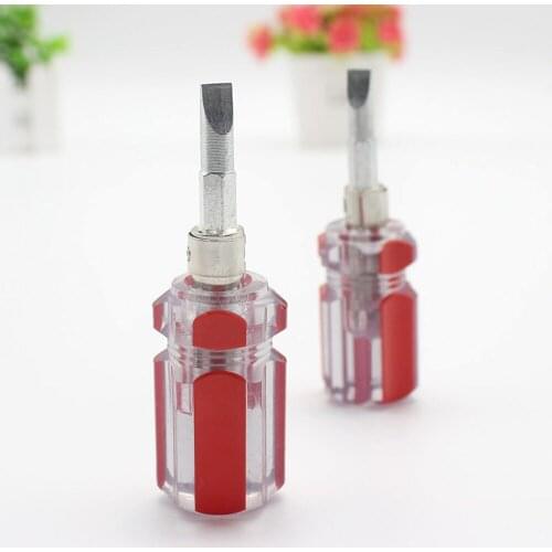 2 inch 2 in 1 Radish Head Mini Small Screwdriver Phillips Slotted Electrician Tools Repair Hand Tools Precision Auto Repair