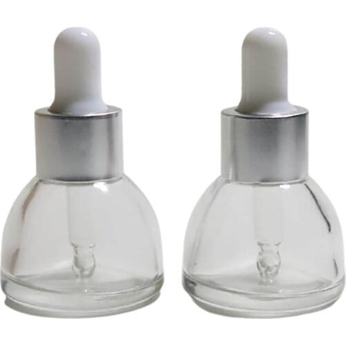 200 x Reagent Eye Dropper Drop Clear Glass Aromatherapy Liquid Pipette Bottle Refillable Bottles 15ml 30ml