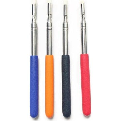 300 PCS 1 Meter Professional Whiteboard Pen Felt Head Stainless Steel Telescopic Teacher Pointer