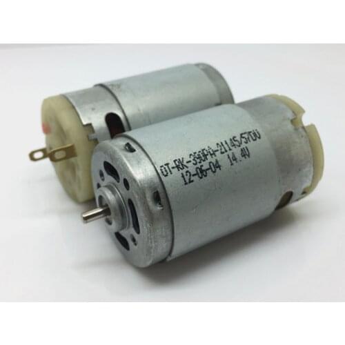 390 Short Shaft Micro Motor 12V 5400 rpm, 18V 8100 rpm Low Speed High Torque DC Motor Shaft Diameter 2.3mm OT-RK-390PA-21145
