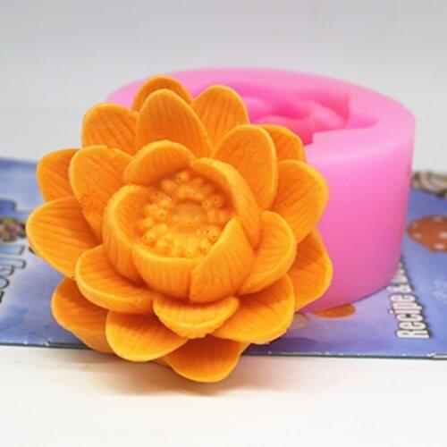 C449 soap mold/handmade soap mold/silicone mold/soap die/silica gel soap die lotus