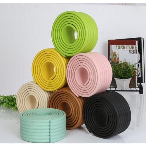 2m Baby Safety Table Desk Edge Corner Cushion Guard Strip Thickened Widened Soft Baby Safety Anti-collision Corner Protector