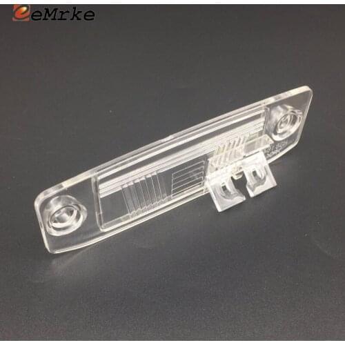 EEMRKE DIY Number Plate Lights Mount Housing Car Camera Bracket for Hyundai Sonata NF GF YF HD XD Tucson ix55 Veracruz