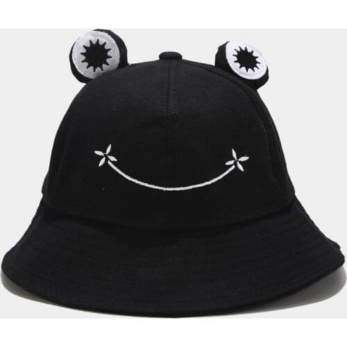 Cotton Cartoon Bucket Hat Fisherman Hat Outdoor Travel Hat Sun Cap Hats for Men and Women 177