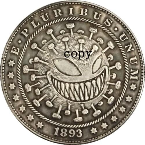 Hobo Nickel 1893-S USA Morgan Dollar COIN COPY Type 227