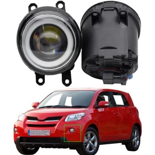 Good quality 2pcs Angel eye + Fog Lamp Assembly Super Bright LED For Toyota Urban Cruiser 2009 2010 2011 2012 2013 2014