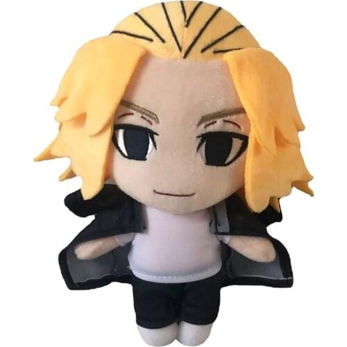Anime Tokyo Revengers Hanagaki Takemichi Sano Manjiro Ryuguji Ken Plush Toy Stuffed Doll Gifts 20CM
