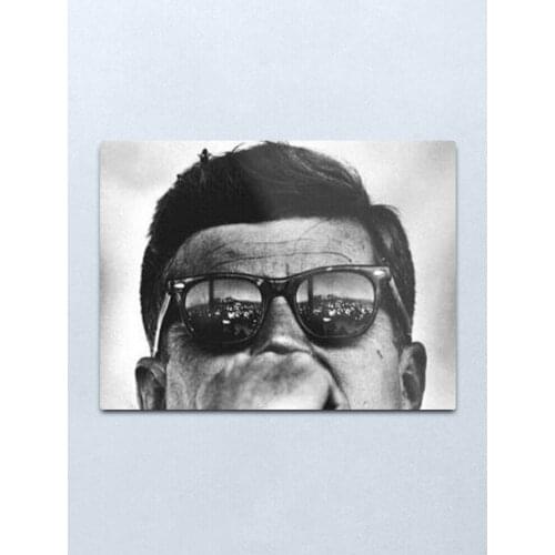 JFK Metal Print Wall Art Home Wall Decor Tin Sign Farmhouse Home Decor Home Decoration Wall Metal Wall Art Decor Living Room