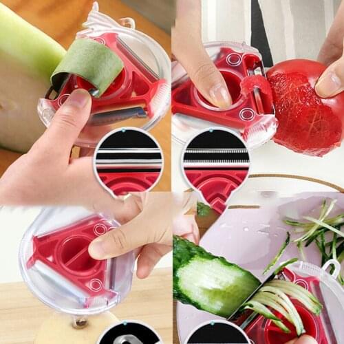 3In1 Multi-function fruit and vegetable peeler potato melon grater stainless steel blade easy to clean and replace kitchen tools