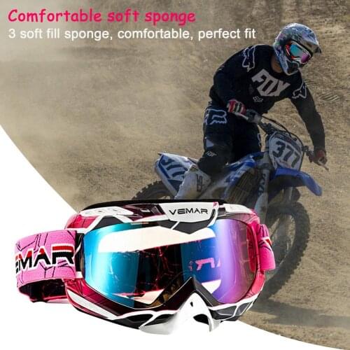 Motorcycle Motocross Goggle Safety Windproof Anti-UV Sunglasses Glasses Eyewear Winter Glasses Outdoor Windproof Cycling Eyewear