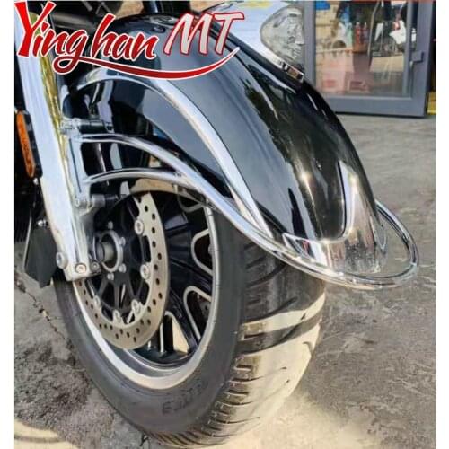 For Indian Dark Horse Chief Roadmaster Leader 2014-2020 Chrome Front Fender Bumper