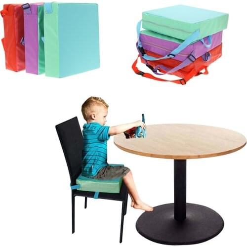 Soft Chrilren Increased Chair Pad Removable Baby Dining Seat Cushion Adjustable Baby Stroller Pram Chair Pad Feeding Cushion