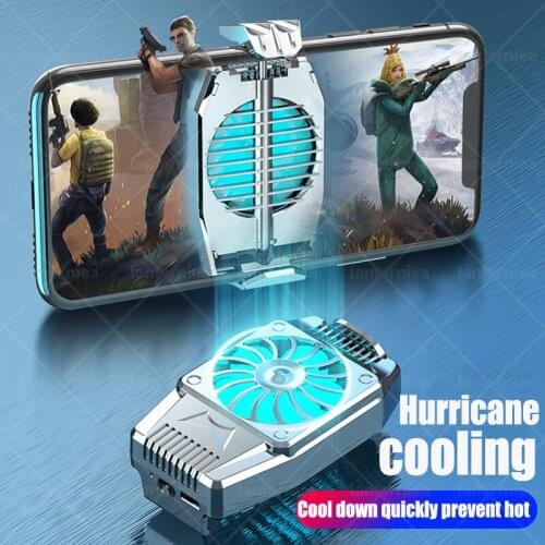 New Portable Cooling Fan Game Mobile Phone Cooler USB Powered Cell Phone Radiator Snap-on Cooling Tool For IPhone/Samsung/Huawei