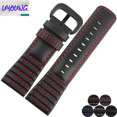 New Arrival Watchband Mens the leather Strap Watches Original S-e-v-e-n-F-r-i-d-a-y 28mm Watch Strap Black 5 colours