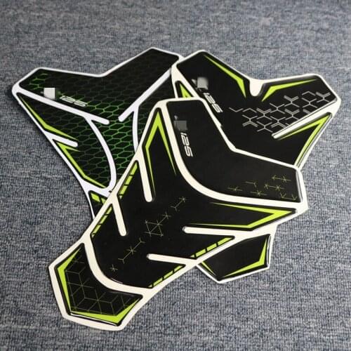 For Kawasaki Z125 z125 Ninja125 Motorcycle 3D Reflective Fuel Tank Sticker Cover Pad Motorcycle Decorative Decal