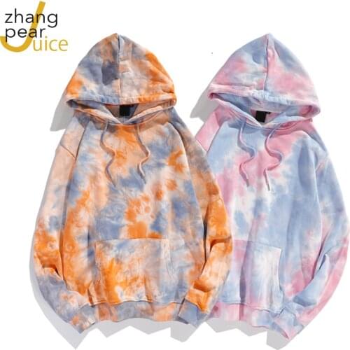 Men Tie Dye Sweatshirt Men And Women Hooded Hoodies Hoody Casual Printed Hoodies Sweatshirt Top