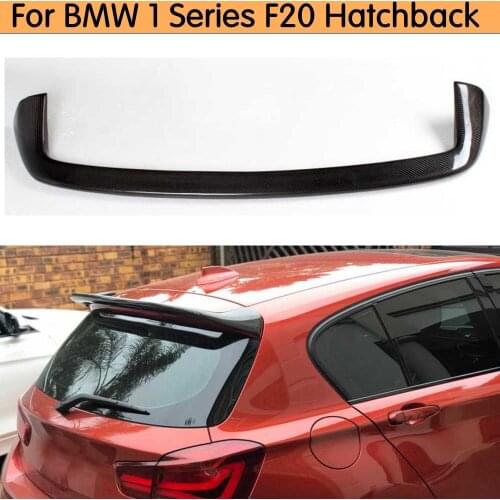 Carbon Fiber Hatchback Rear Roof Spoiler For BMW 1 Series F20 118i 125i 2012-2014 Rear Window Spoiler Wing