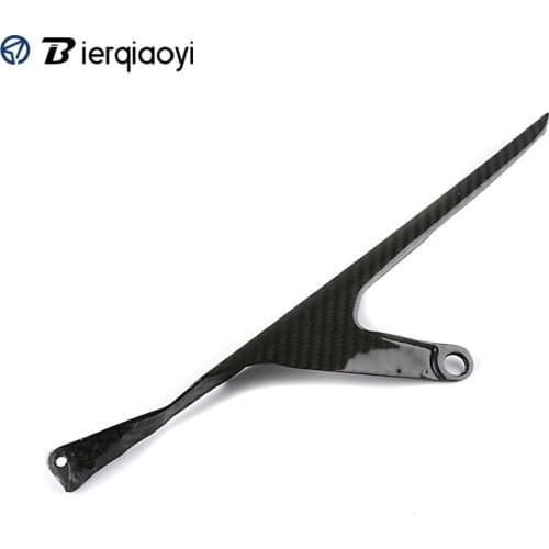 Real 3K Carbon Fiber MT-10 FZ-10 Accessories Motorcycle Rear Chain Guard Protective Cover for Yamaha MT10 MT 10 MT-10 2016-2018