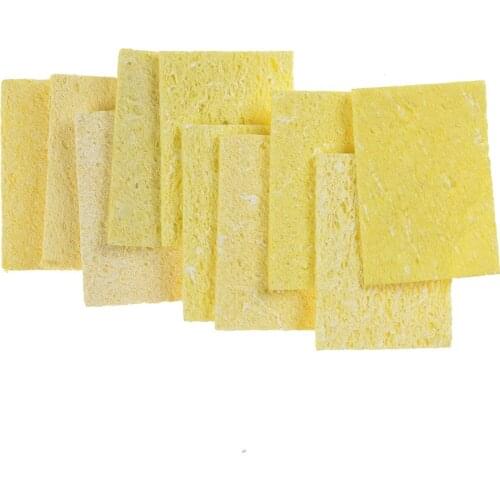 10pcs/lot High Temperature Resistant Heatstable Solder Thick Sponge Soldering Welding Accessories Soldering Iron Cleaning