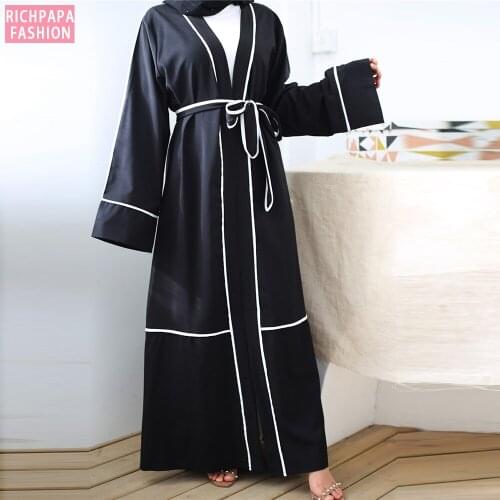 Abaya Dubai Kaftan Islam Kimono Cardigan Hijab Muslim Maxi Dress Oman Turkish Islamic Clothing Abayas For Women Ramadan Caftan