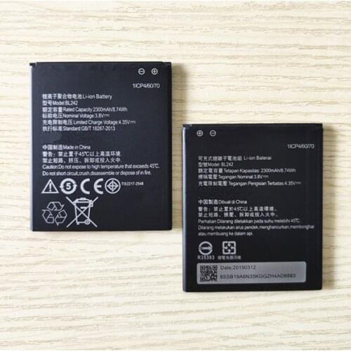 New BL 242 Battery BL242 For Lenovo K3 K30-W K30-T A6000 A3860 A3580 A3900 A6010 A6010 Plus 3.8V 2300mAh Mobile phone