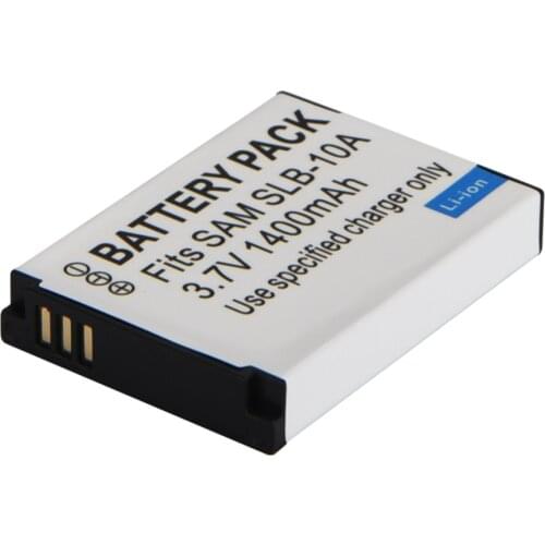 1pcs SLB-10A SLB 10A SLB10A Camera Battery For Samsung SL102 SL202 SL420 SL620 SL820 HZ10W HZ15W ES55 L100 L110 L200 L210 L310W