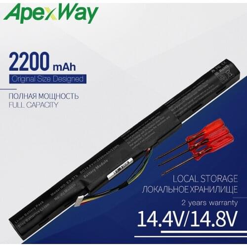 14.8V Laptop Battery for Acer Aspire E 15 E5-475 E5-475G E5-476 E5-553 E5-575 E5-575T E5-774G F5-573G AS16A5K AS16A7K AS16A8K
