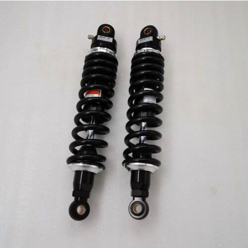 10mm spring 370mm 375mm Rear Shock Absorber Suspension motorcycle for CFMOTO CF800-2/CFX8 ATV 800 TRAIL DIRT ATV Black+Silver